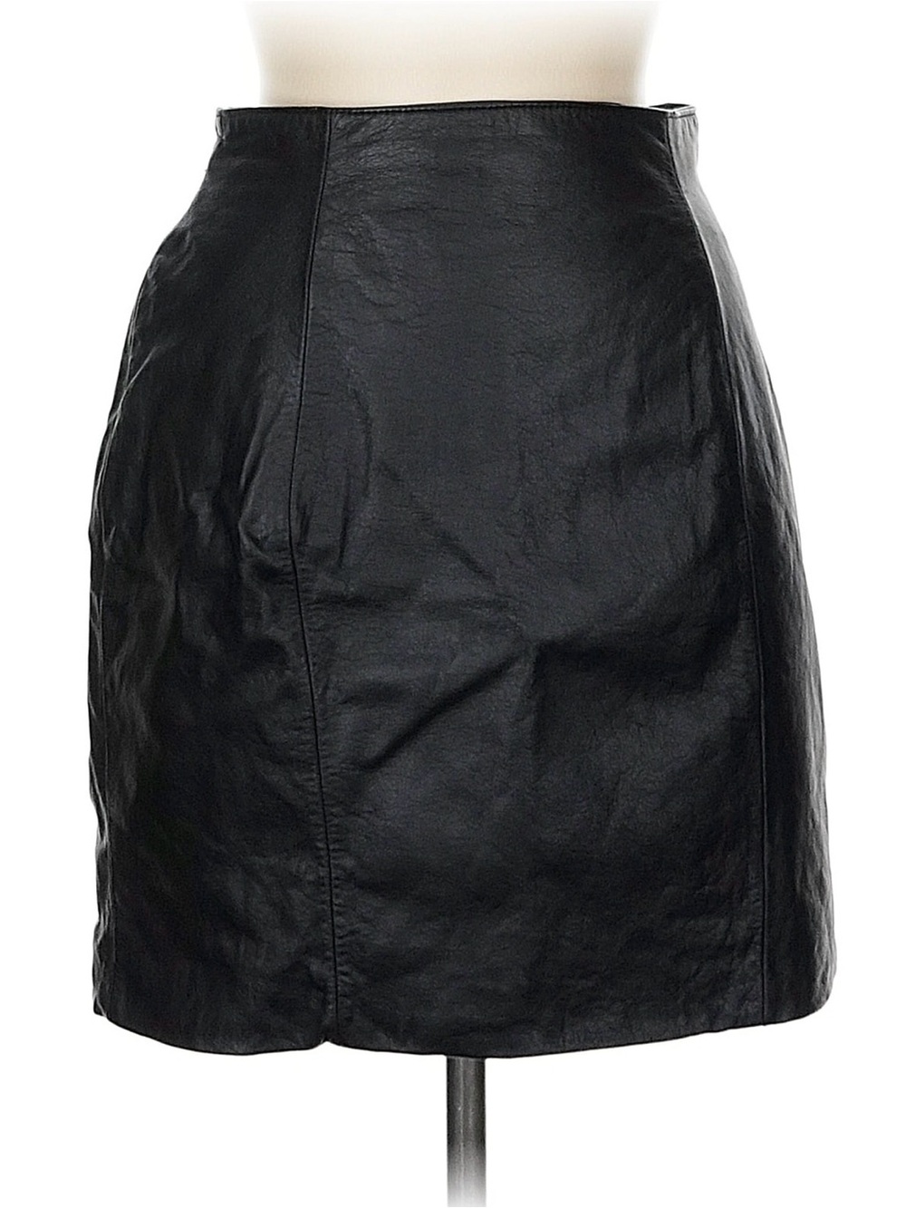 Wilsons Leather Black Mini Leather Skirt